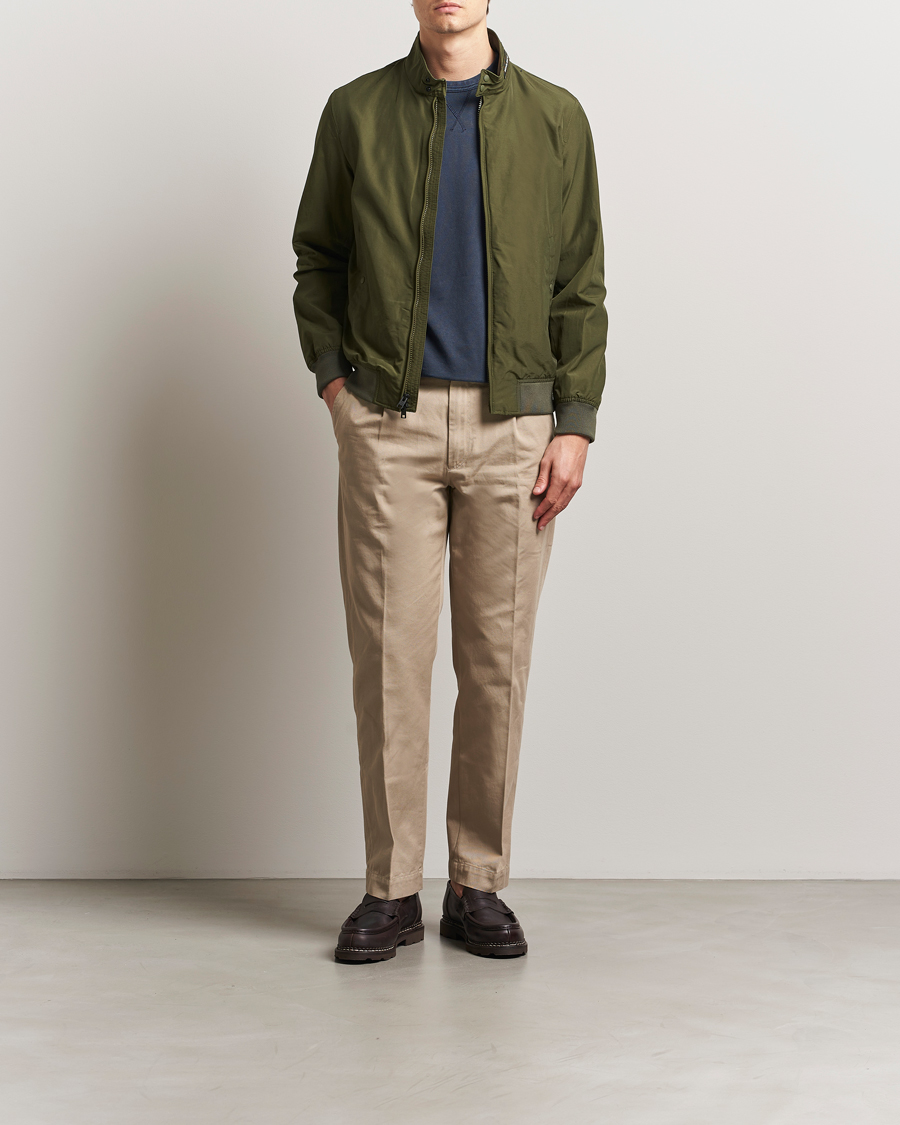 Herr | Jackor | Woolrich | Cruiser Bomber Jacket Greenstone