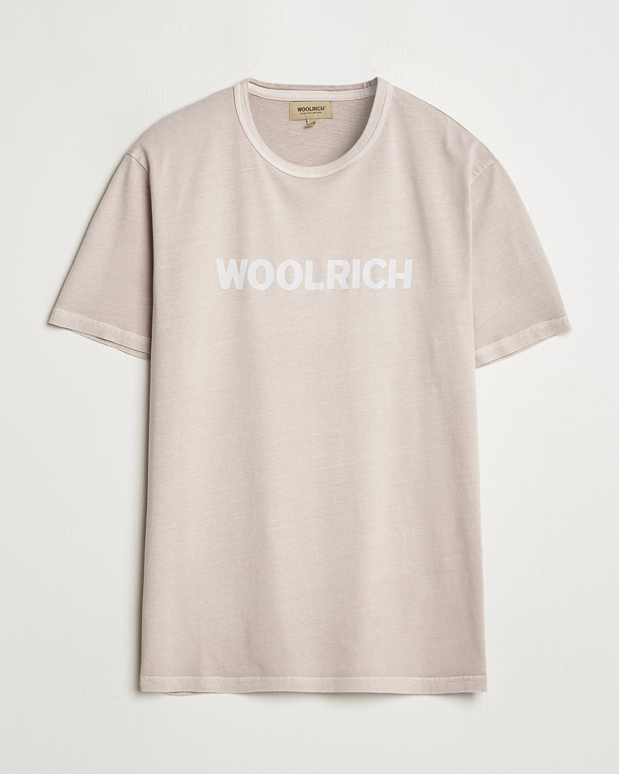 Herr | T-Shirts | Woolrich | Light Garment Dyed T-Shirt Dove