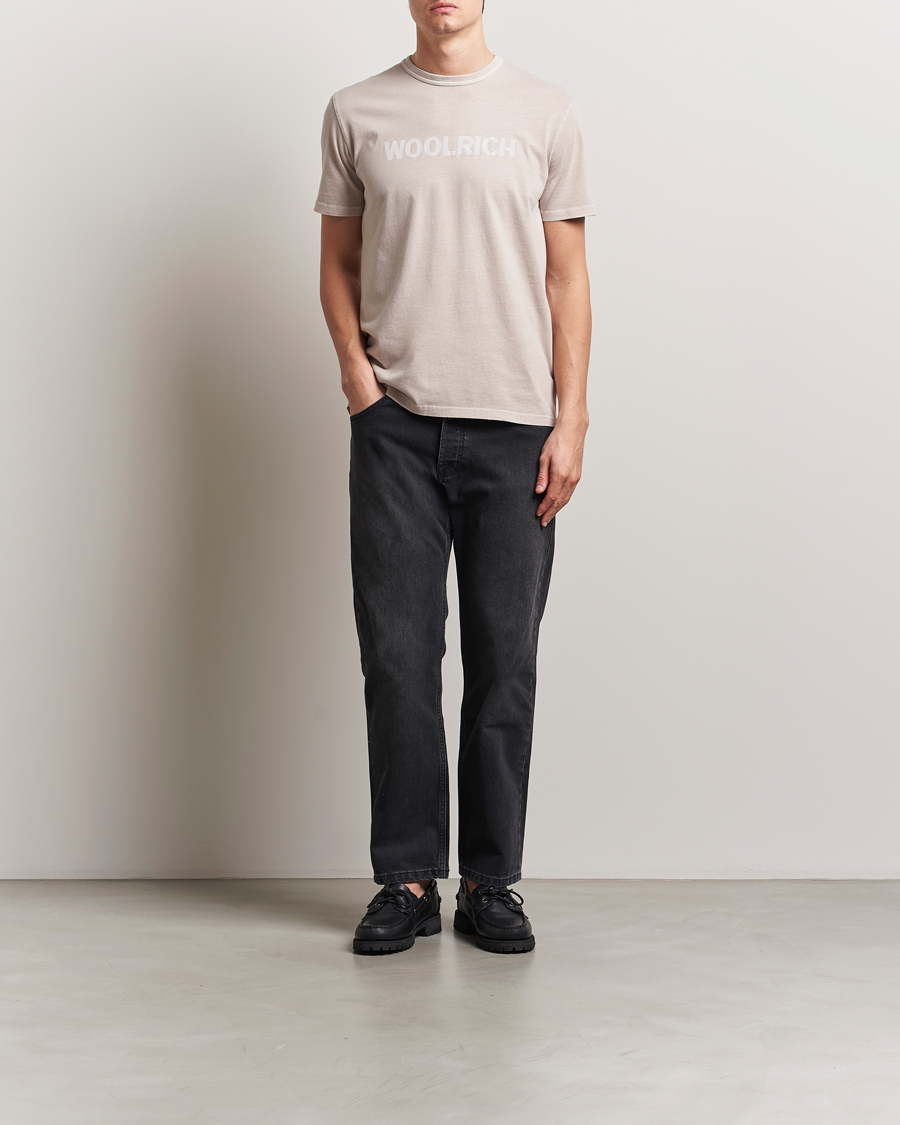 Herr | T-Shirts | Woolrich | Light Garment Dyed T-Shirt Dove