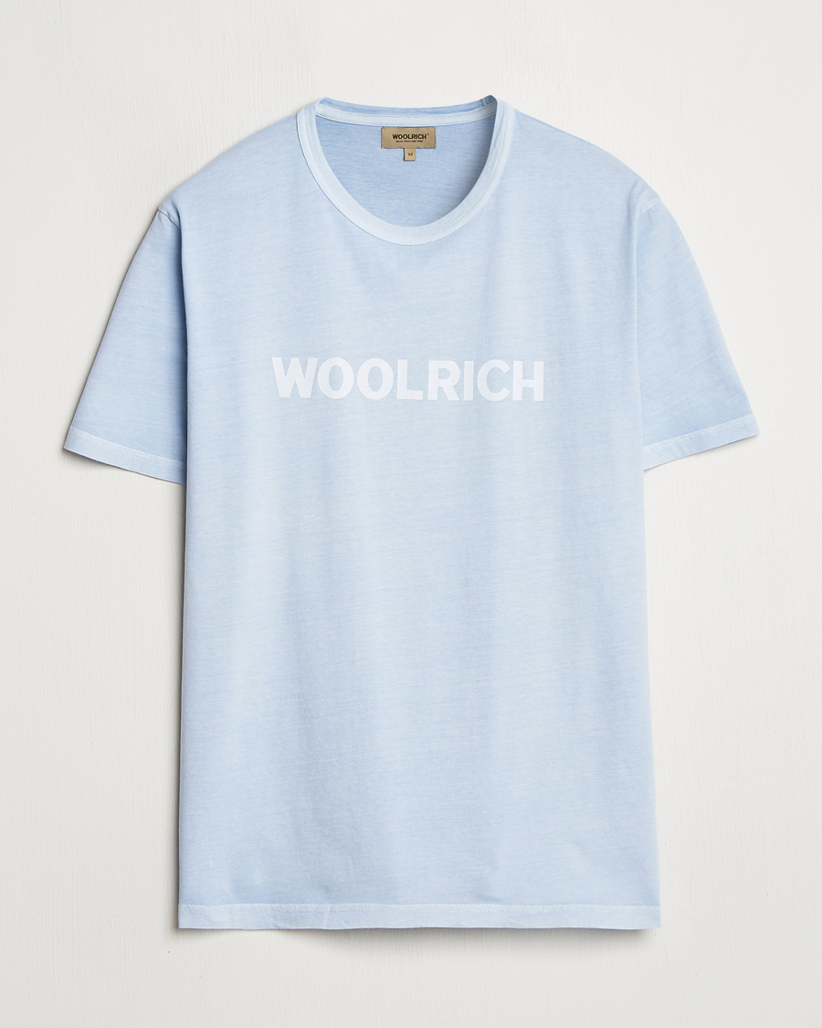 Herr | T-Shirts | Woolrich | Light Garment Dyed T-Shirt Flask