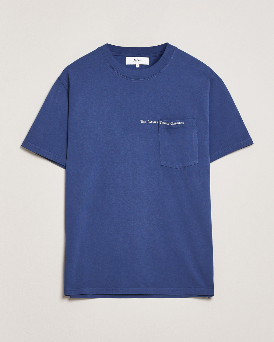 Herr | T-Shirts | Palmes | Garden Pocket T-Shirt Dark Blue