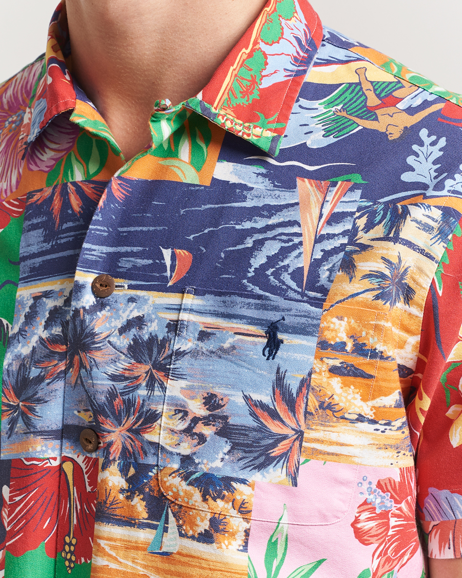 Herr | Skjortor | Polo Ralph Lauren | Short Sleeve Flower Shirt Beach Patchwork