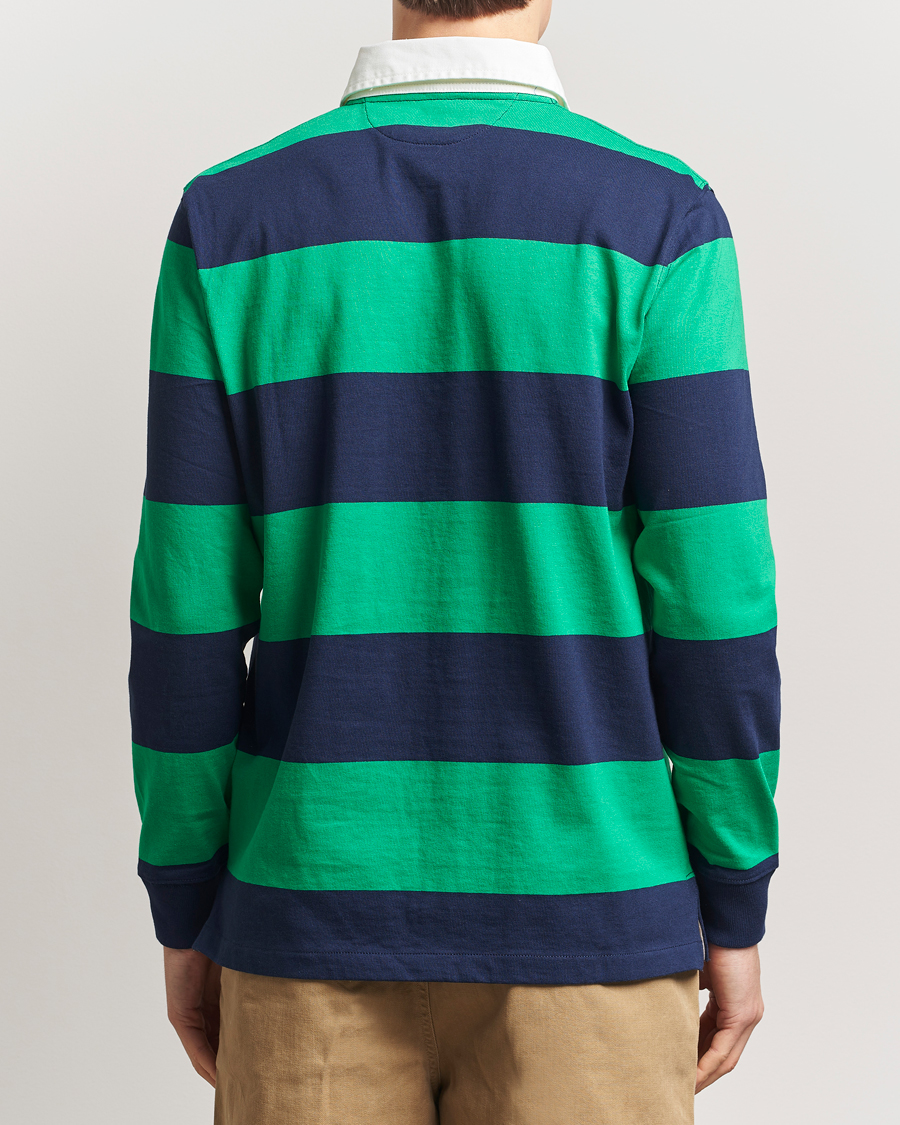 Herr | Tröjor | Polo Ralph Lauren | Barstriped Rugger Navy/Clover
