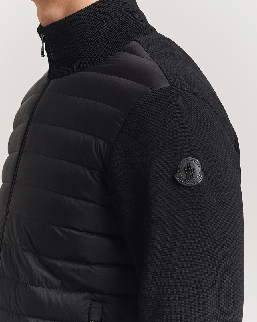 Herr | Tröjor | Moncler | Hybrid Zip Cardigan Black