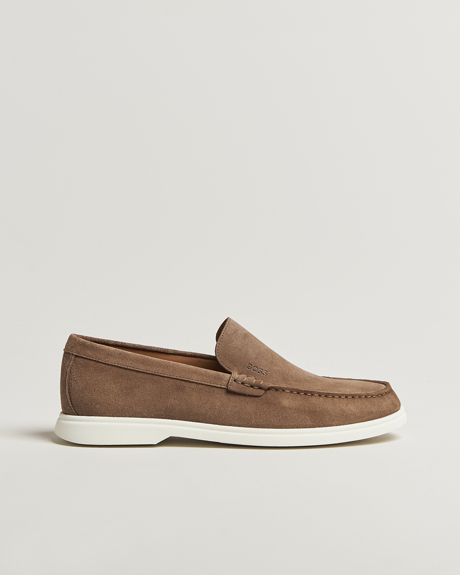 Herr | Loafers | BOSS BLACK | Sienne Suede Loafer Medium Beige