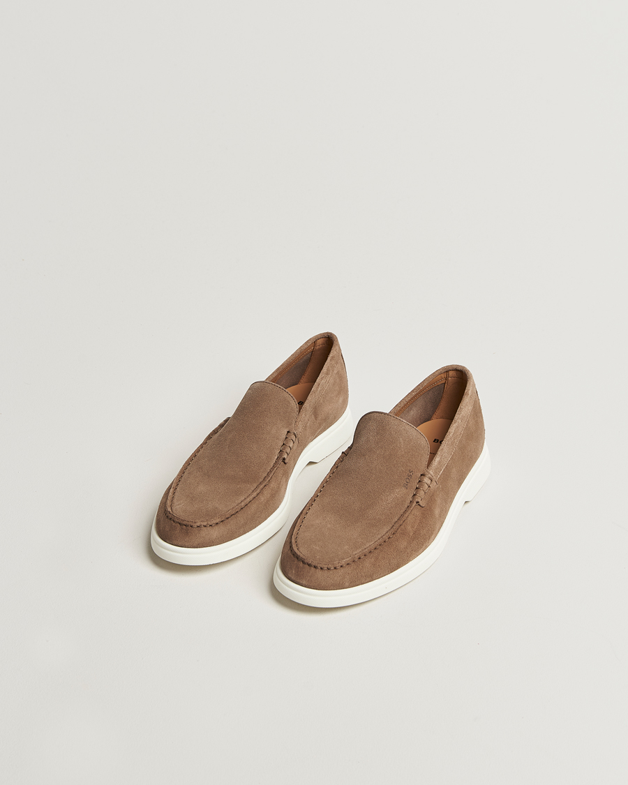 Herr | Loafers | BOSS BLACK | Sienne Suede Loafer Medium Beige