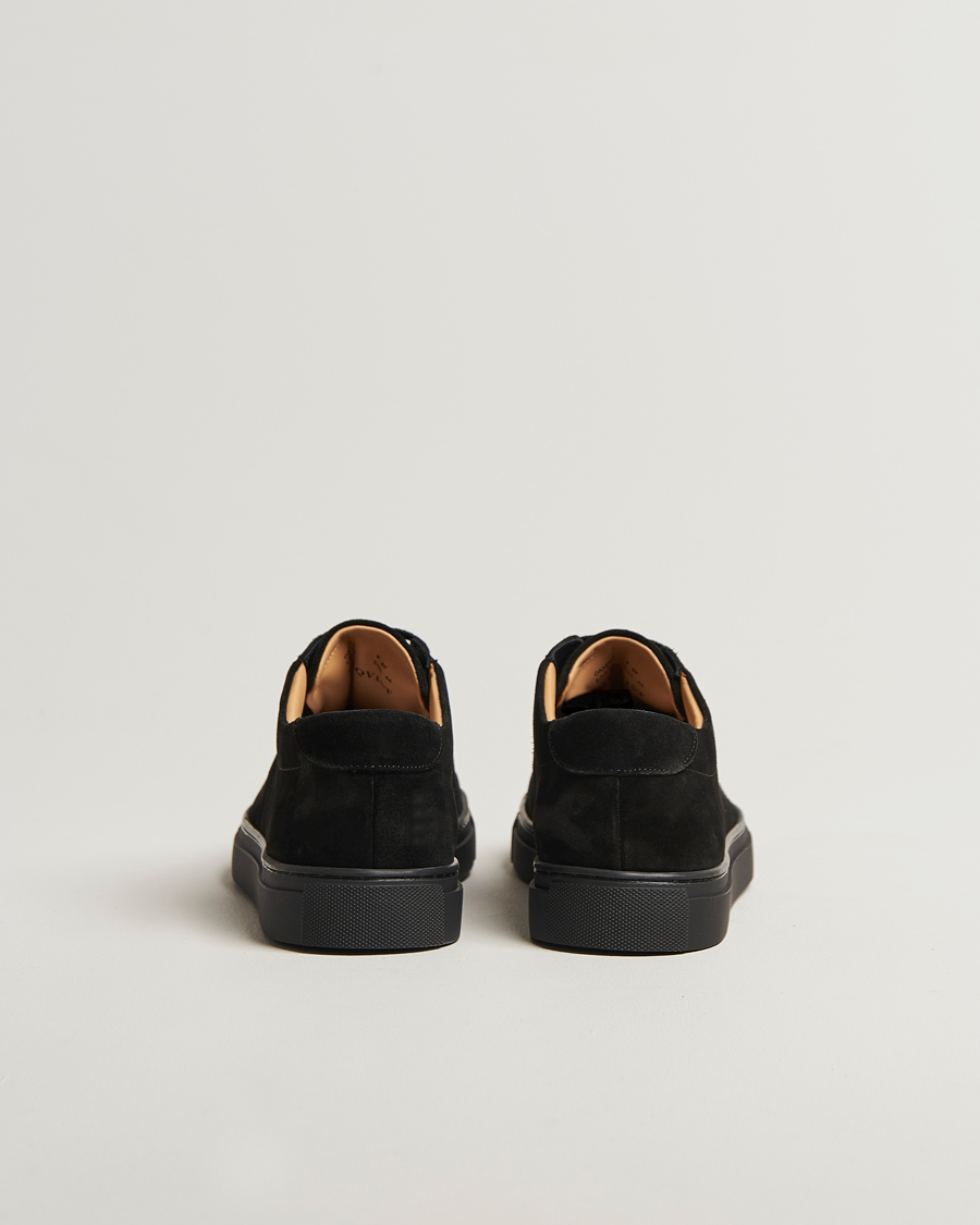 Herr | Sneakers | Myrqvist | Oaxen Monochrome II Sneaker Black Suede