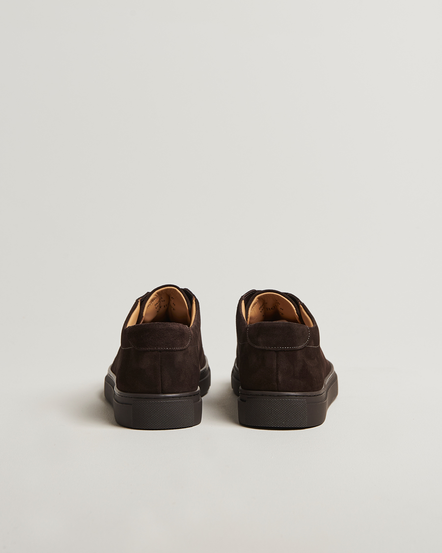 Herr | Sneakers | Myrqvist | Oaxen Monochrome II Sneaker Dark Brown Suede