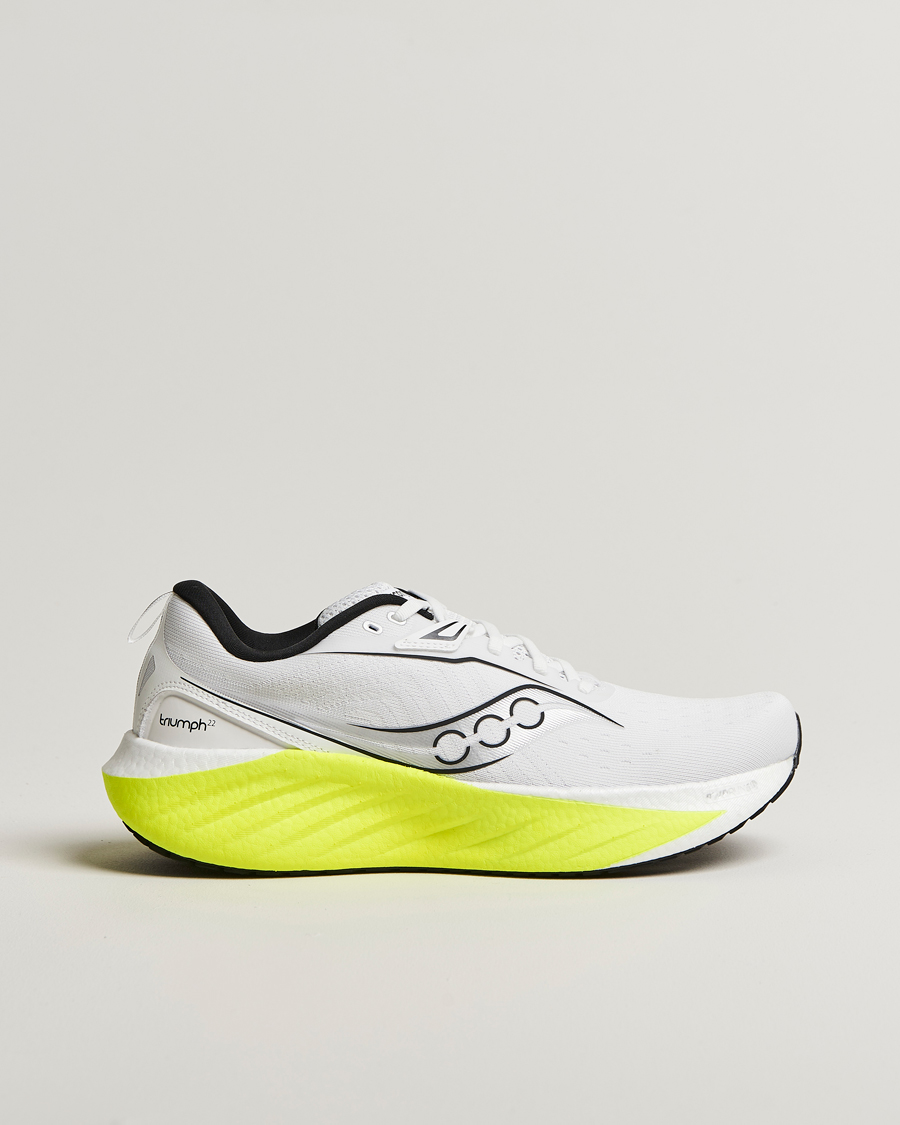 Herr | Saucony Triumph 22 White/Citron | Saucony | Triumph 22 White/Citron
