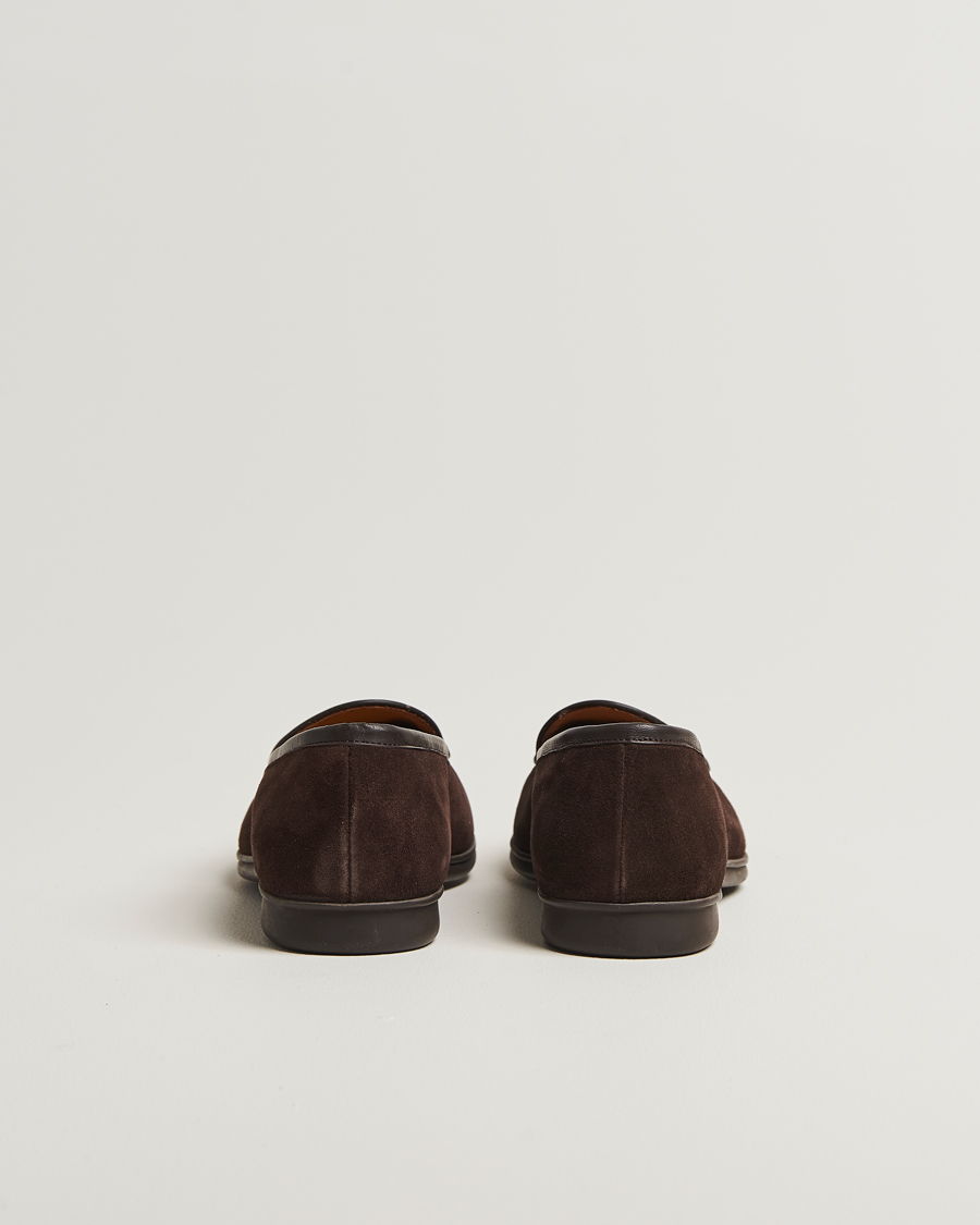 Herr | Loafers | Myrqvist | Ängby Walker Loafer Dark Brown Suede