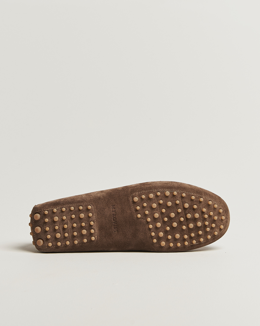 Herr | Bilskor | Myrqvist | Tofta Car Shoe Taupe Suede