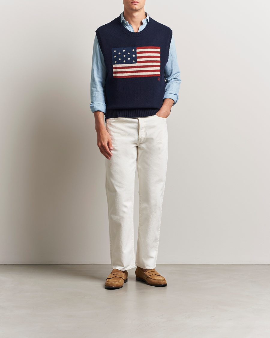 Herr | Jeans | Polo Ralph Lauren | Stanford Heritage Straight Fit Jeans Matheo White