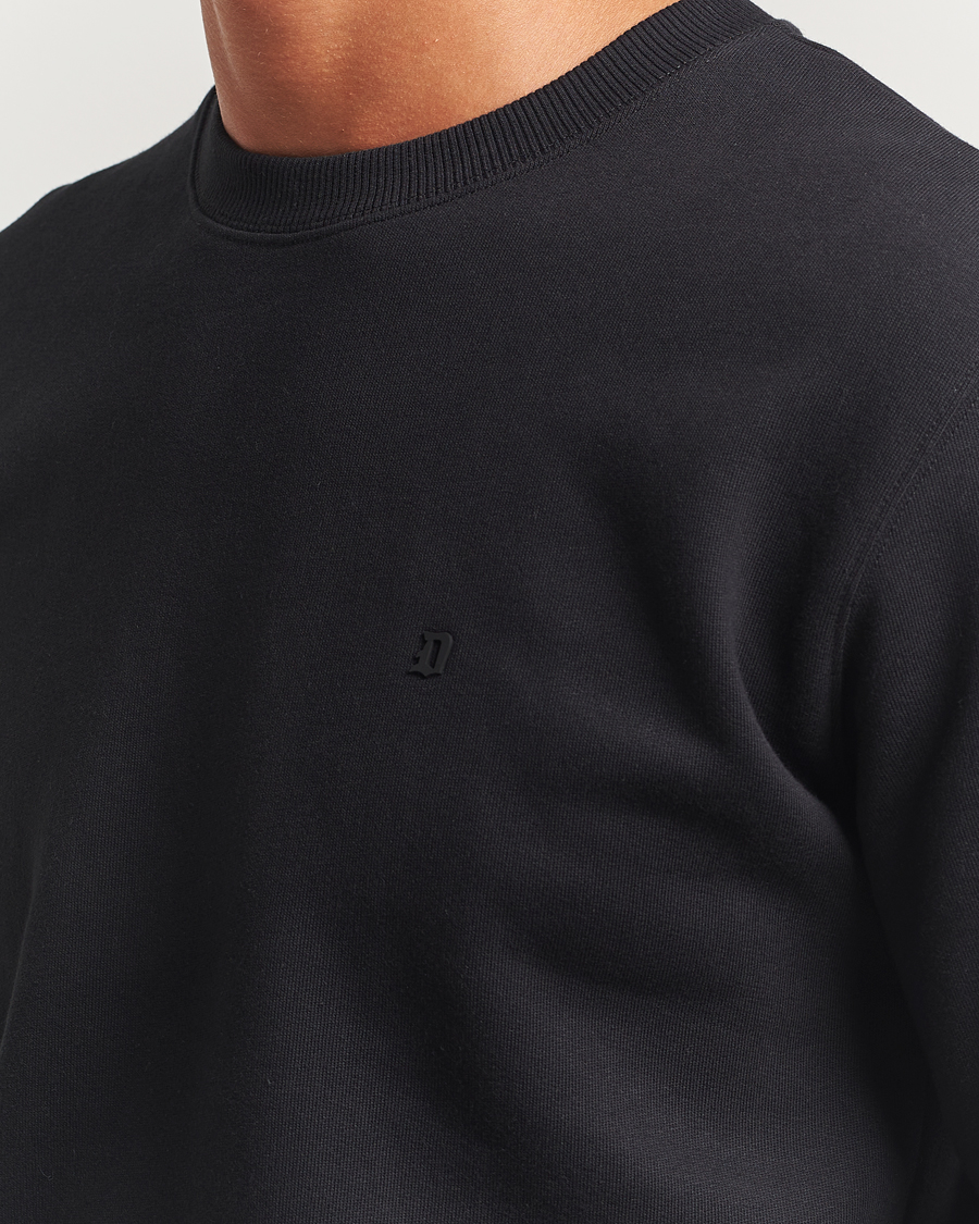 Herr | Tröjor | Dondup | Logo Crew Neck Sweatshirt Black