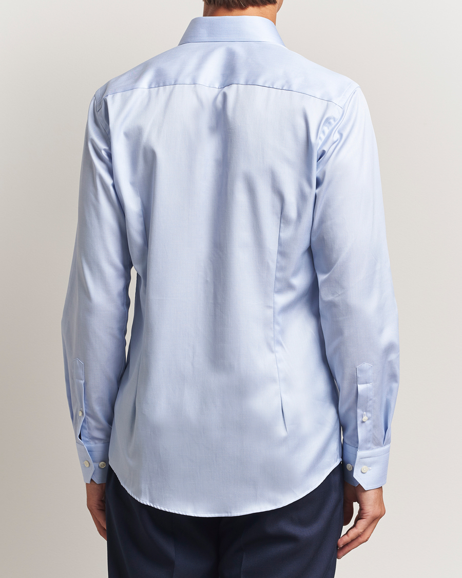 Herr | Skjortor | Eton | Slim Fit Signature Twill Paspoal Shirt Light Blue