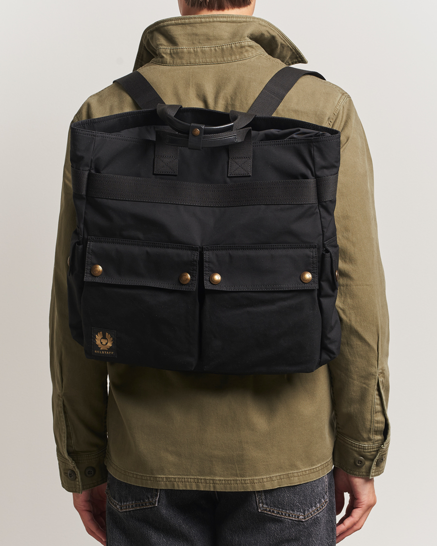 Herr | Väskor | Belstaff | Trailmaster 2-Way Wax Tote Black