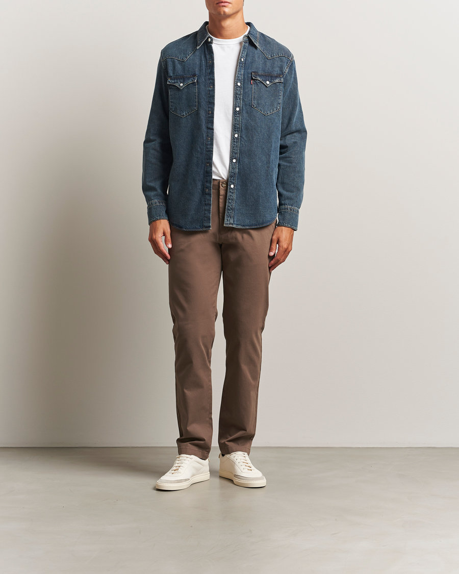 Herr | Byxor | Dockers | Cotton Slim Chino Chocolate Chip
