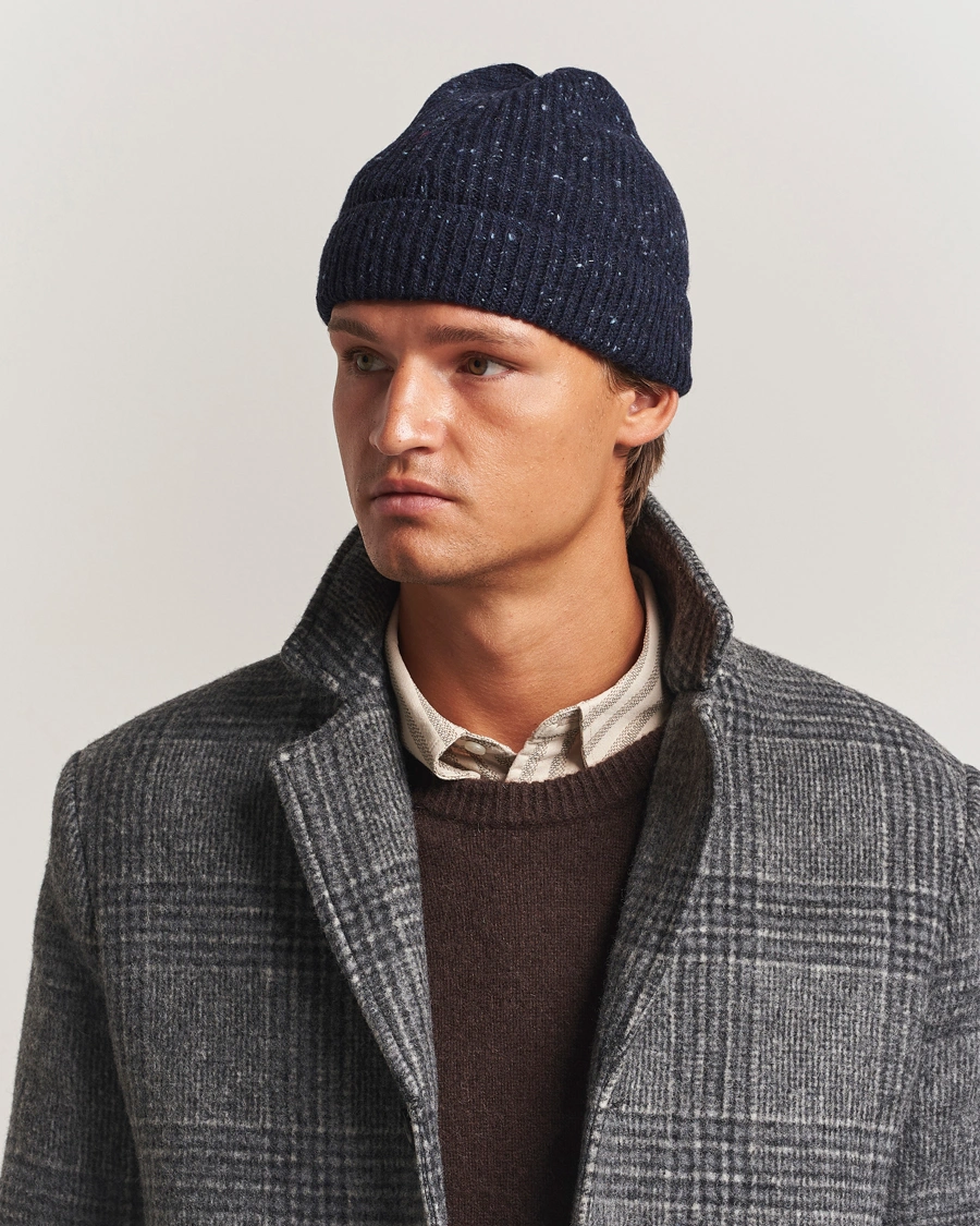Herr | Mössor | Samsøe Samsøe | Nataniel Donegal Beanie Salute Navy