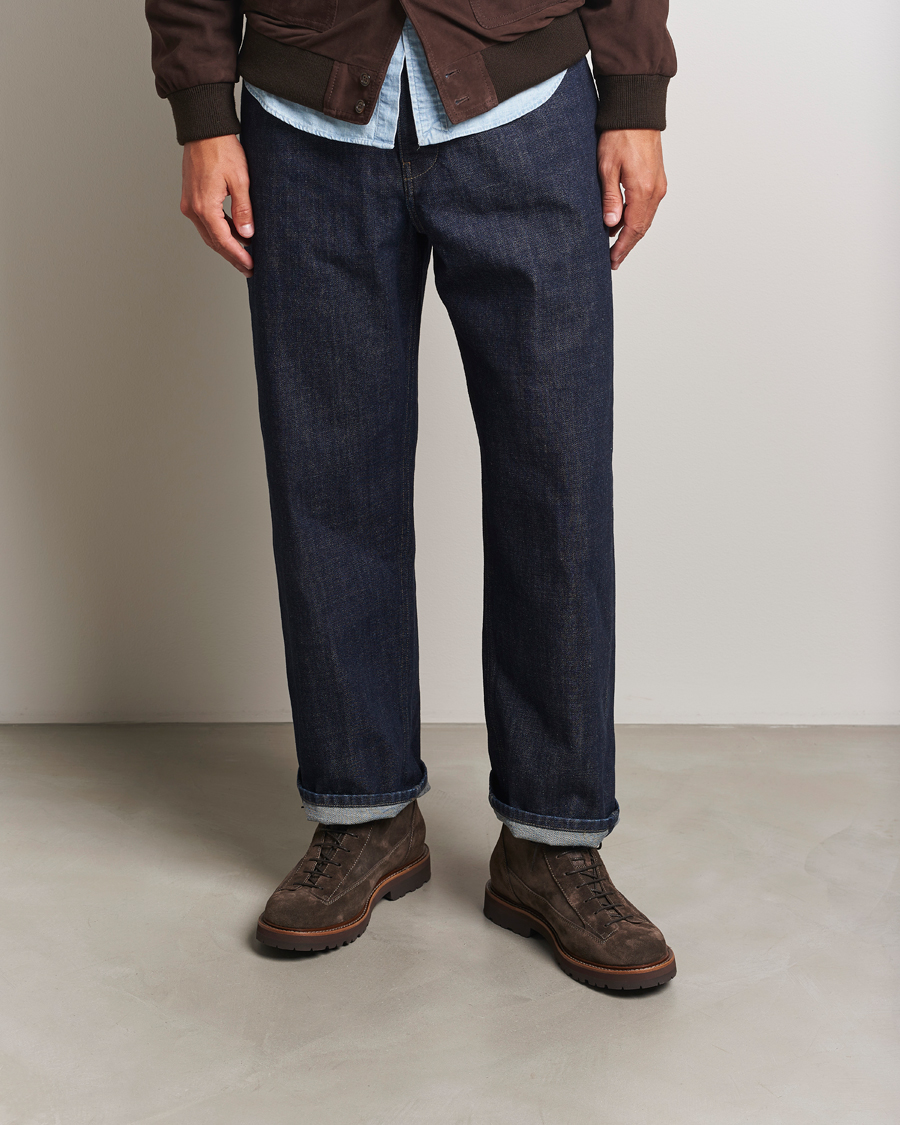 Herr | Kängor | Brunello Cucinelli | Lace Up Boots Dark Brown Suede