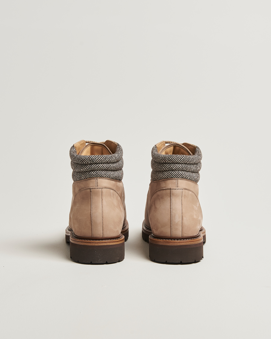 Herr | Kängor | Brunello Cucinelli | Winter Boots Beige Suede