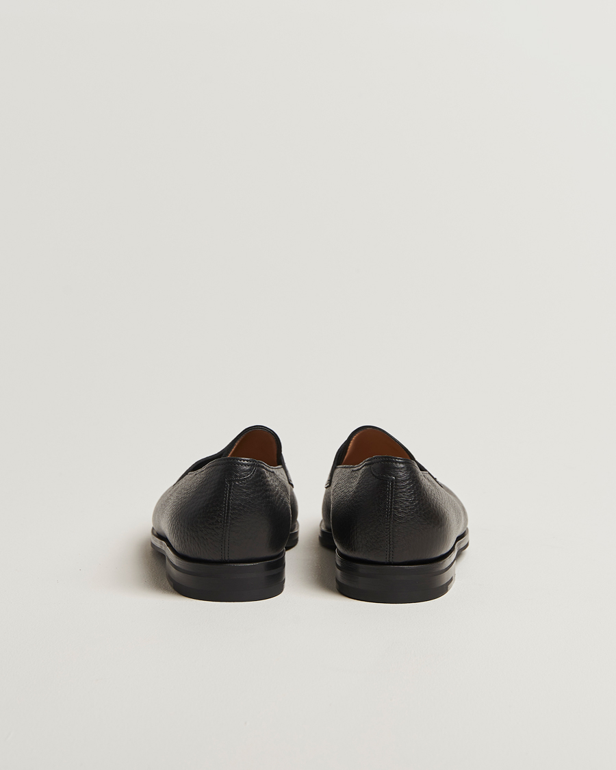 Herr | Loafers | John Lobb | Lopez Penny Loafer Black Grain