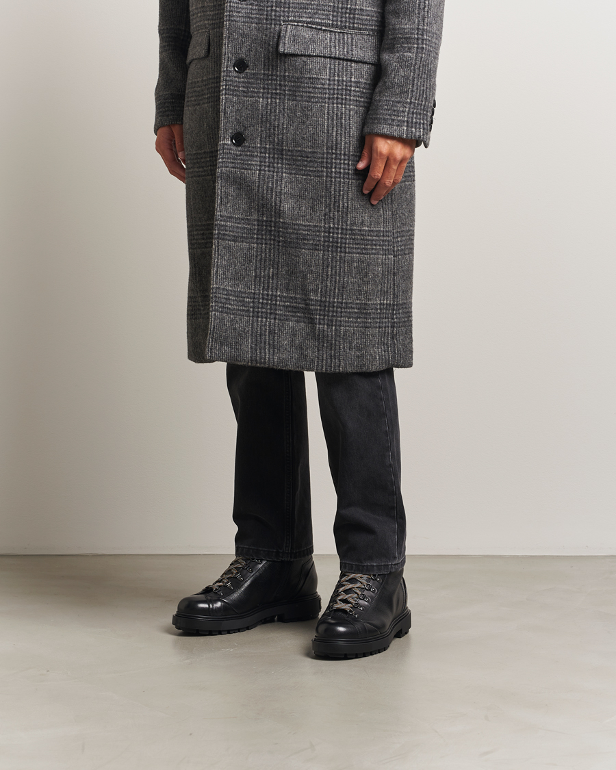 Herr | Kängor | Santoni | St Moritz Winter Boots Black Calf