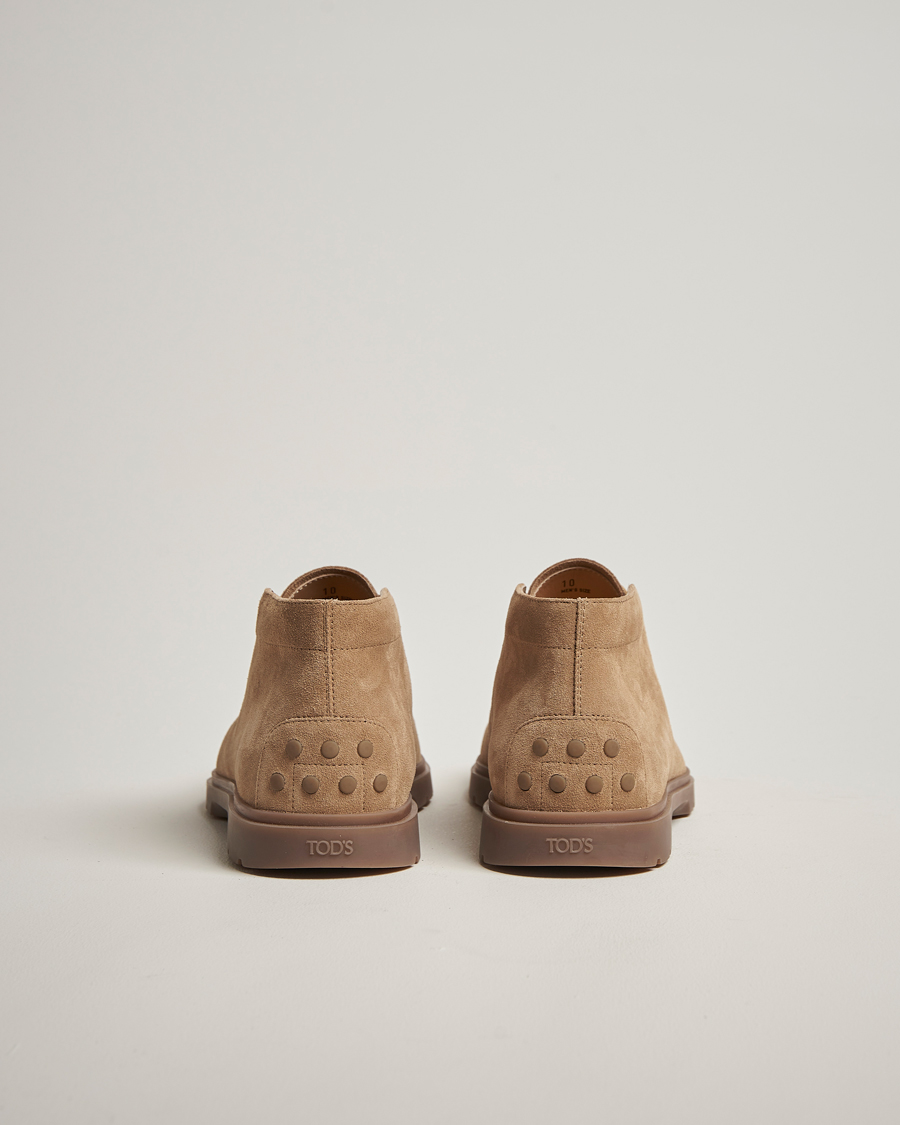 Herr | Kängor | Tod's | Polacco Moc Desert Boots Beige Suede