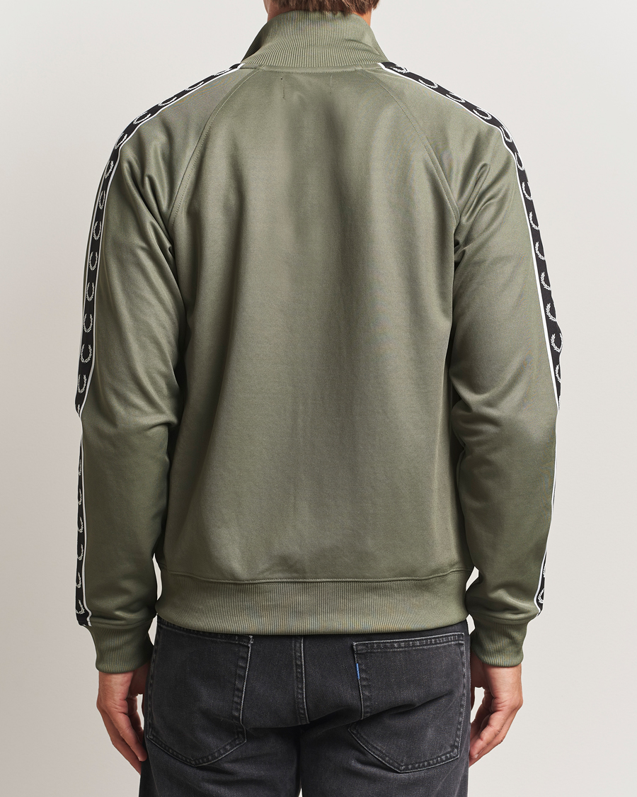 Herr | Tröjor | Fred Perry | Taped Track Jacket Laurel Green