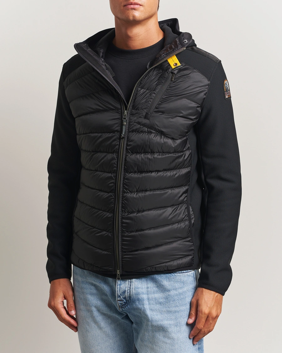 Herr | Jackor | Parajumpers | Nolan Warm Up Hybrid Hooded Jacket Black