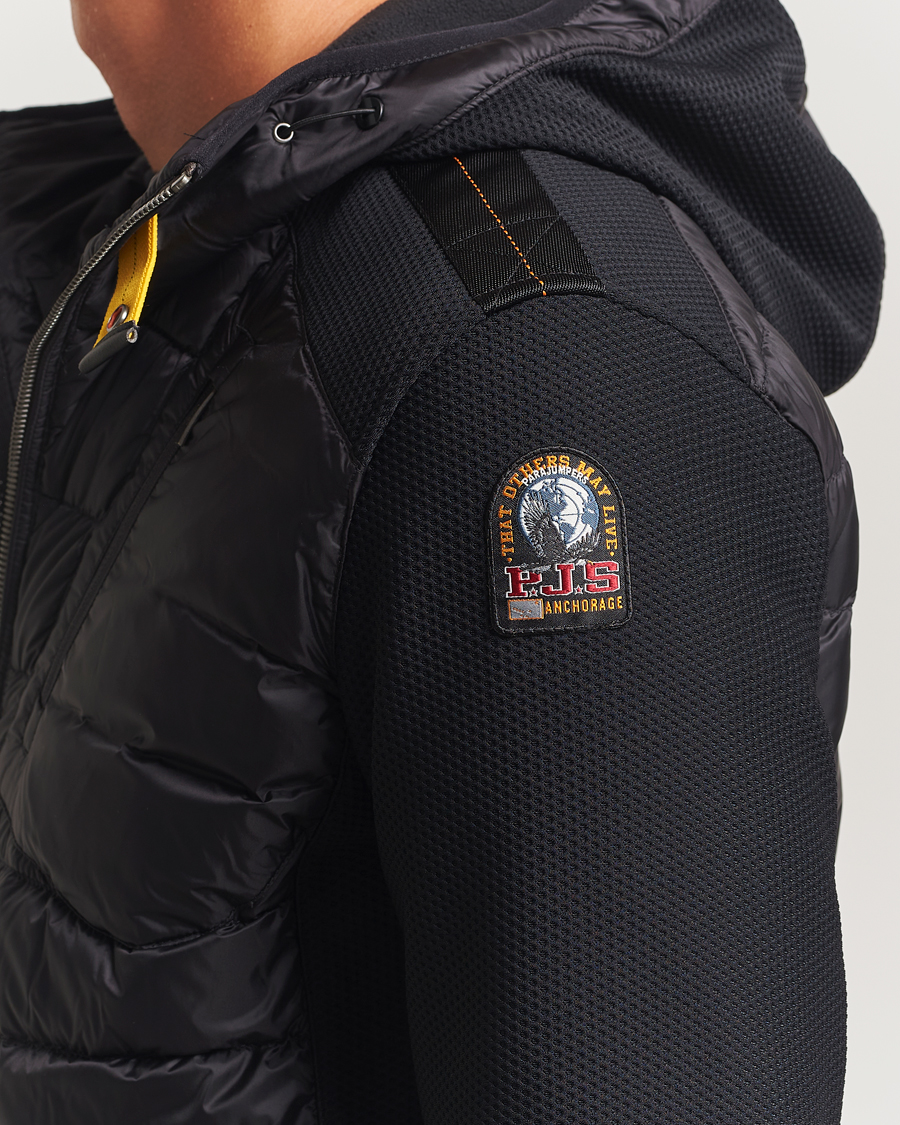 Herr | Jackor | Parajumpers | Nolan Warm Up Hybrid Hooded Jacket Black