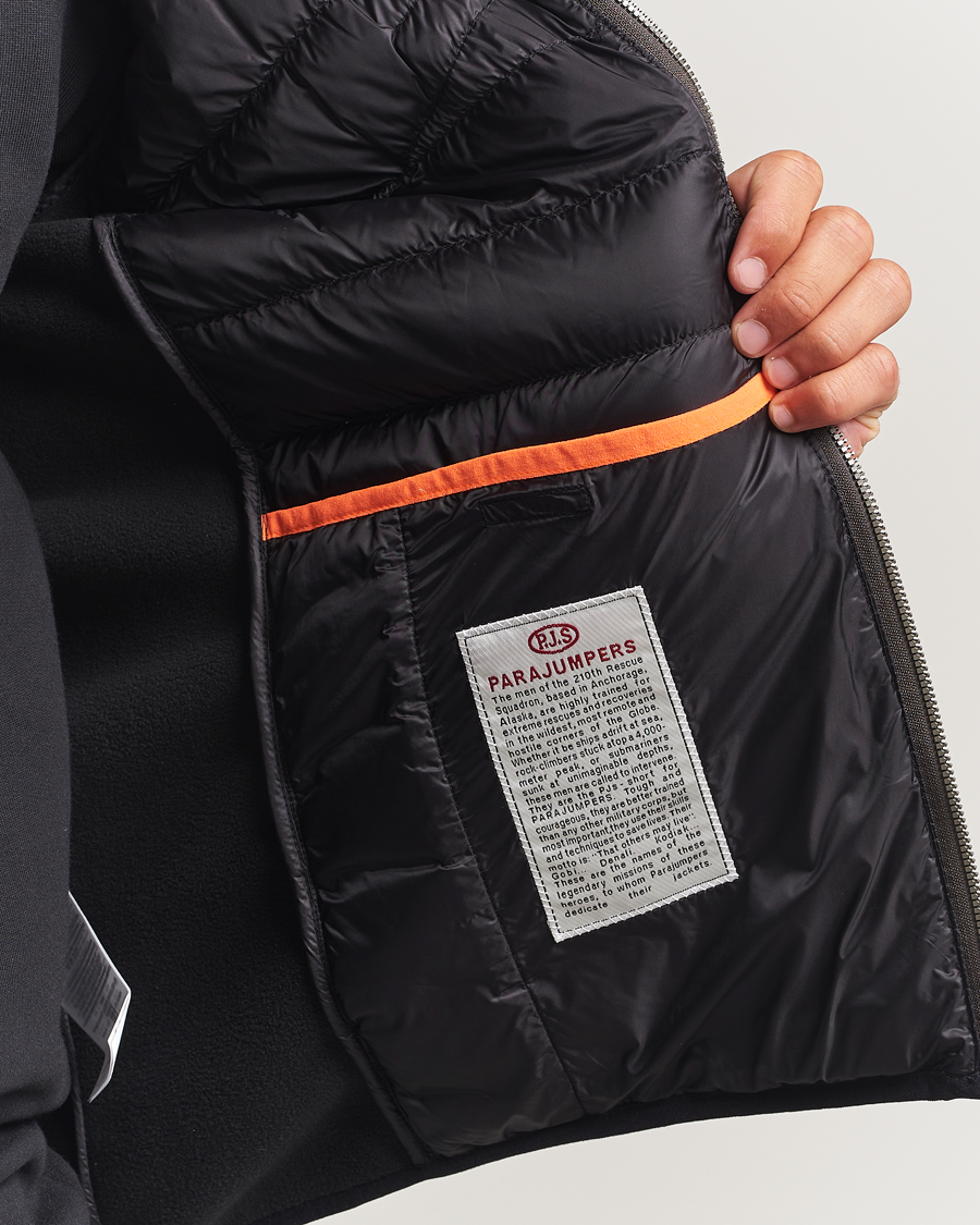 Herr | Jackor | Parajumpers | Nolan Warm Up Hybrid Hooded Jacket Black