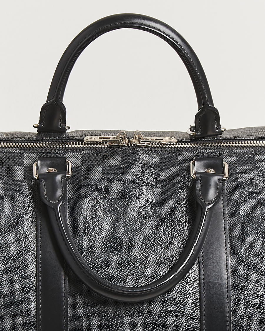 Herr | Louis Vuitton Pre-Owned Keepall Bandoulière 55 Damier Graphite | Louis Vuitton Pre-Owned | Keepall Bandoulière 55 Damier Graphite