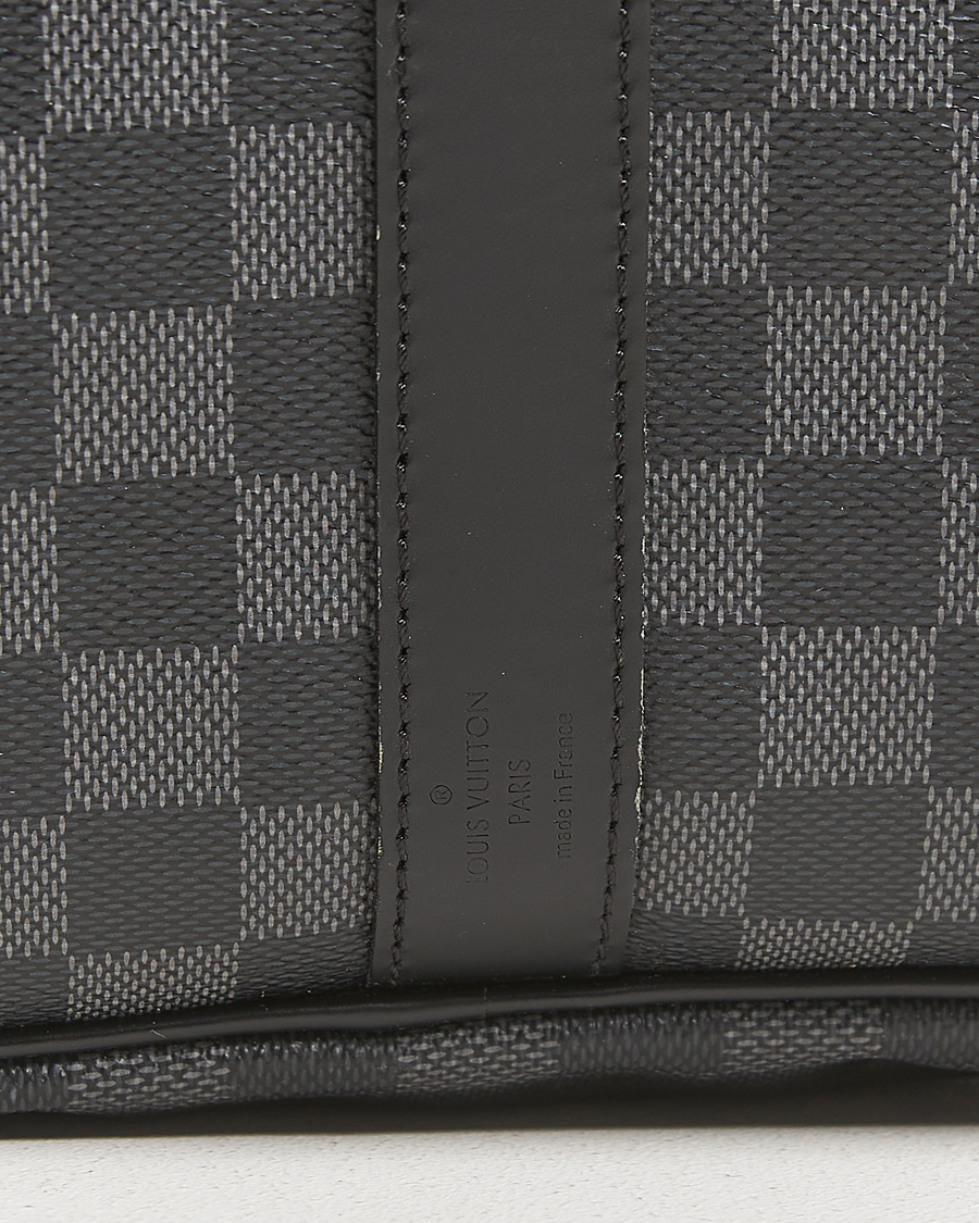 Herr | Louis Vuitton Pre-Owned Keepall Bandoulière 55 Damier Graphite | Louis Vuitton Pre-Owned | Keepall Bandoulière 55 Damier Graphite
