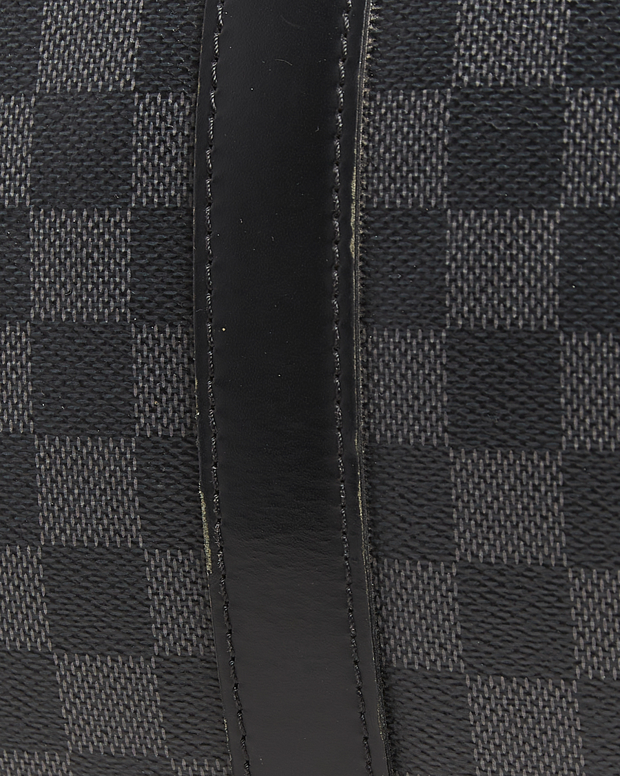 Herr | Louis Vuitton Pre-Owned Keepall Bandoulière 55 Damier Graphite | Louis Vuitton Pre-Owned | Keepall Bandoulière 55 Damier Graphite
