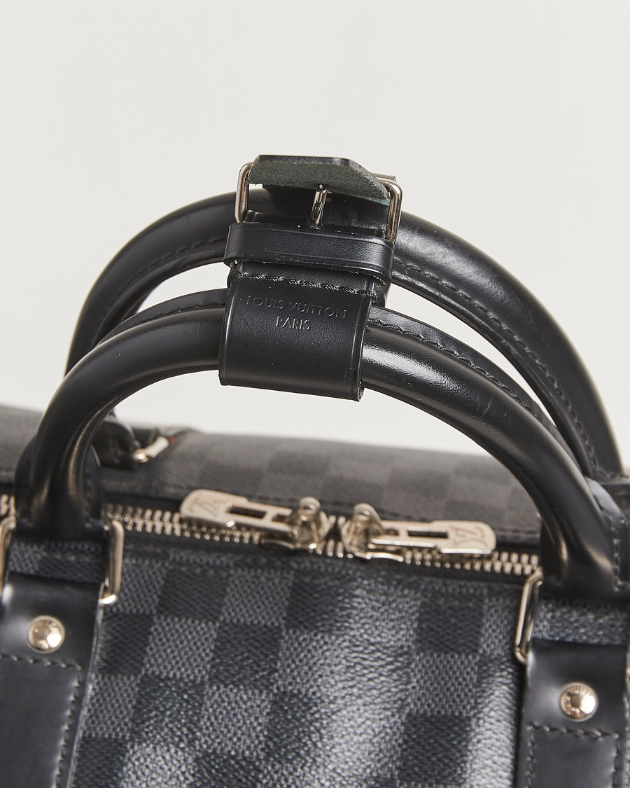 Herr | Louis Vuitton Pre-Owned Keepall Bandoulière 55 Damier Graphite | Louis Vuitton Pre-Owned | Keepall Bandoulière 55 Damier Graphite