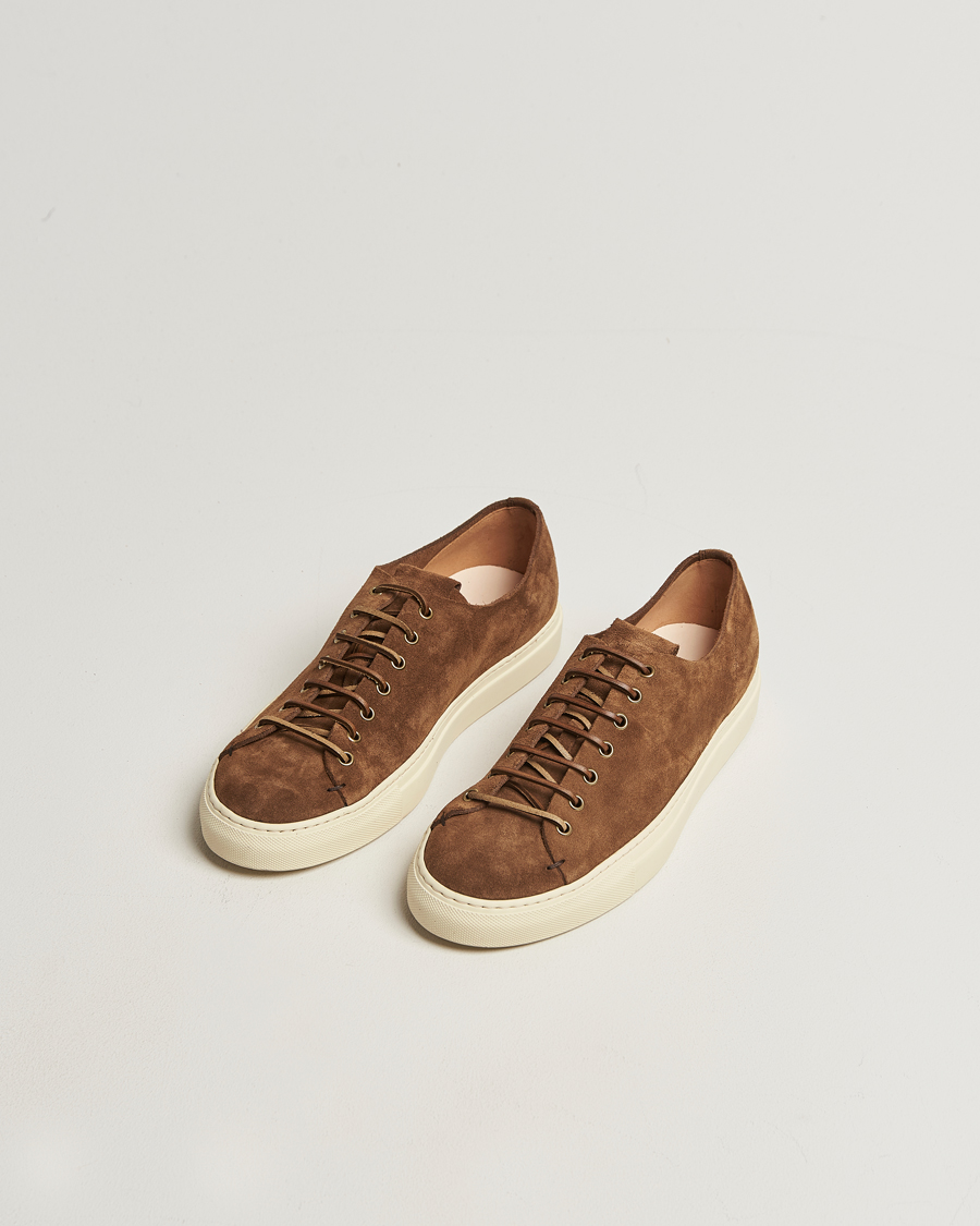 Herr | Sneakers | Buttero | Tanino Suede Sneaker Brown