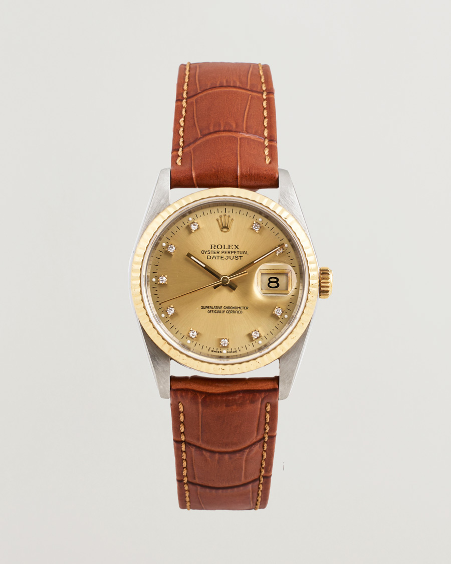 Herr | Rolex Pre-Owned Datejust 36 G/S Diamant | Rolex Pre-Owned | Datejust 36 G/S Diamant