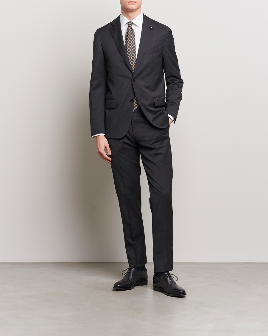 Herr | Lardini | Lardini | Wool Suit Grey