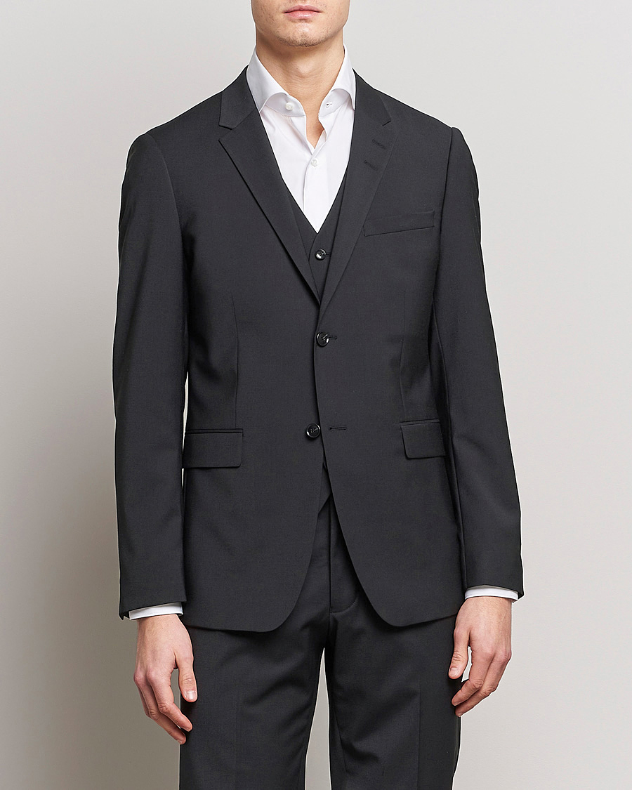 Herr | Kostymer | Tiger of Sweden | Jerretts Wool Travel Suit Black