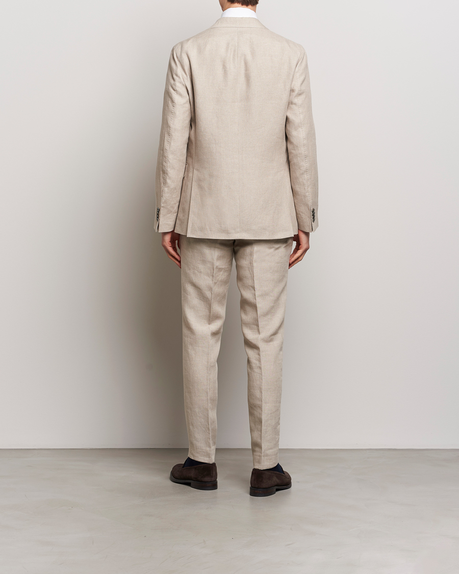Herr |  | Oscar Jacobson | Fogerty Linen Suit Beige