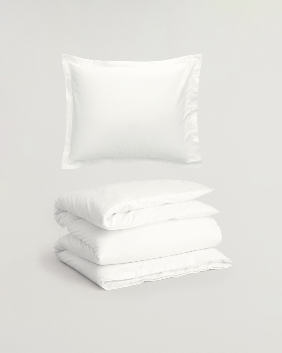 Herr | Till hemmet | GANT | Sateen Duvet & Pillowcase Set White