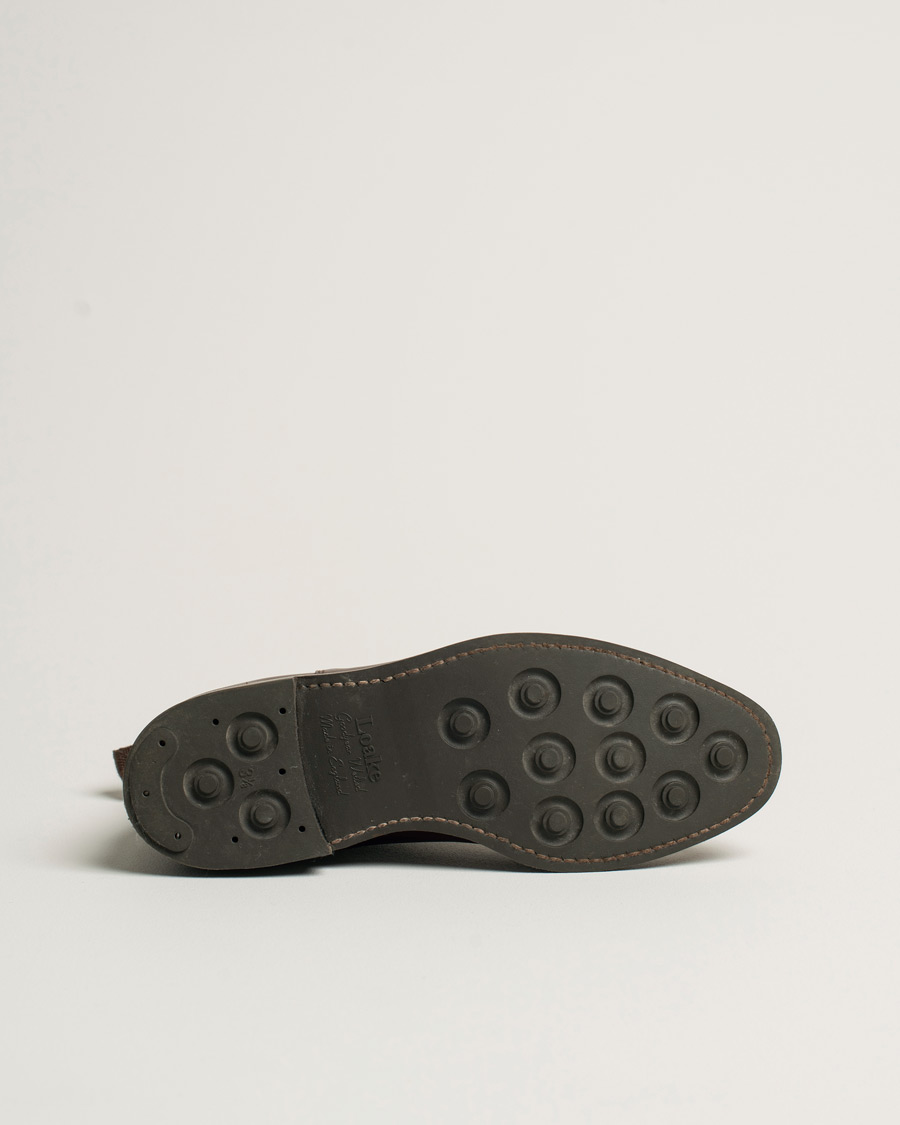 Herr | Pre-owned Skor | Pre-owned | Loake 1880 Blenheim Chelsea Boot Brown Waxy Leather UK7 - EU41