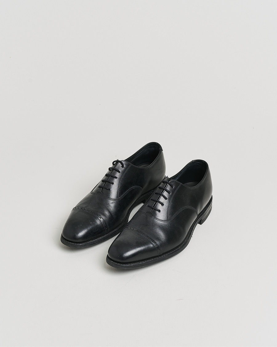 Herr | Loake 1880 Cadogan Oxford Black Calf UK9 - EU43 | Pre-owned | Loake 1880 Cadogan Oxford Black Calf UK9 - EU43
