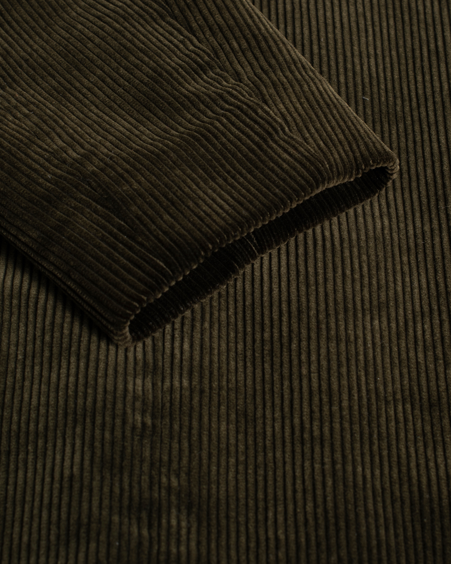 Herr |  | Pre-owned | Aspesi Corduroy Coat Dark Green