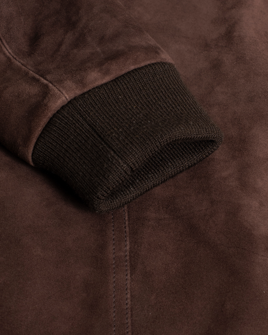 Herr |  | Pre-owned | Valstar Valstarino Suede Jacket Dark Brown