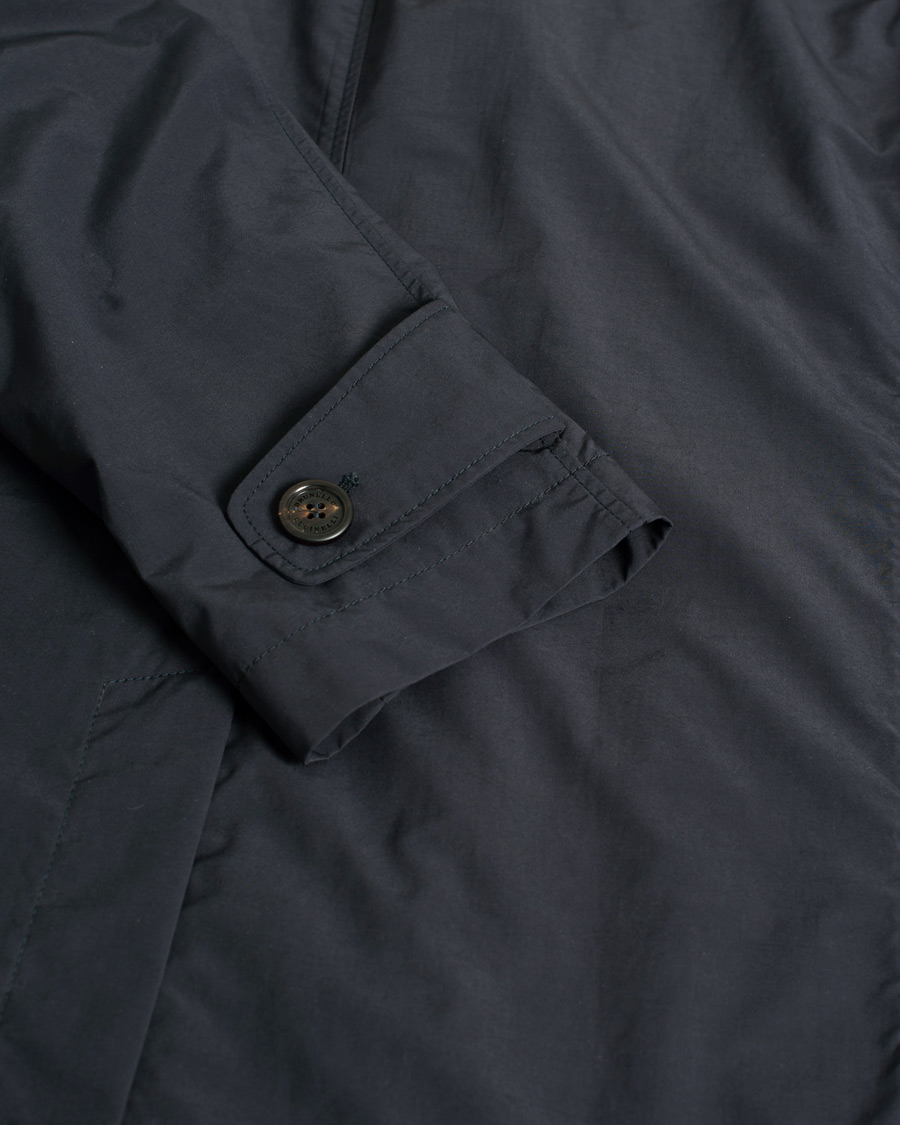 Herr | Pre-owned | Pre-owned | Brunello Cucinelli Unlined Nylon Car Coat Navy 48