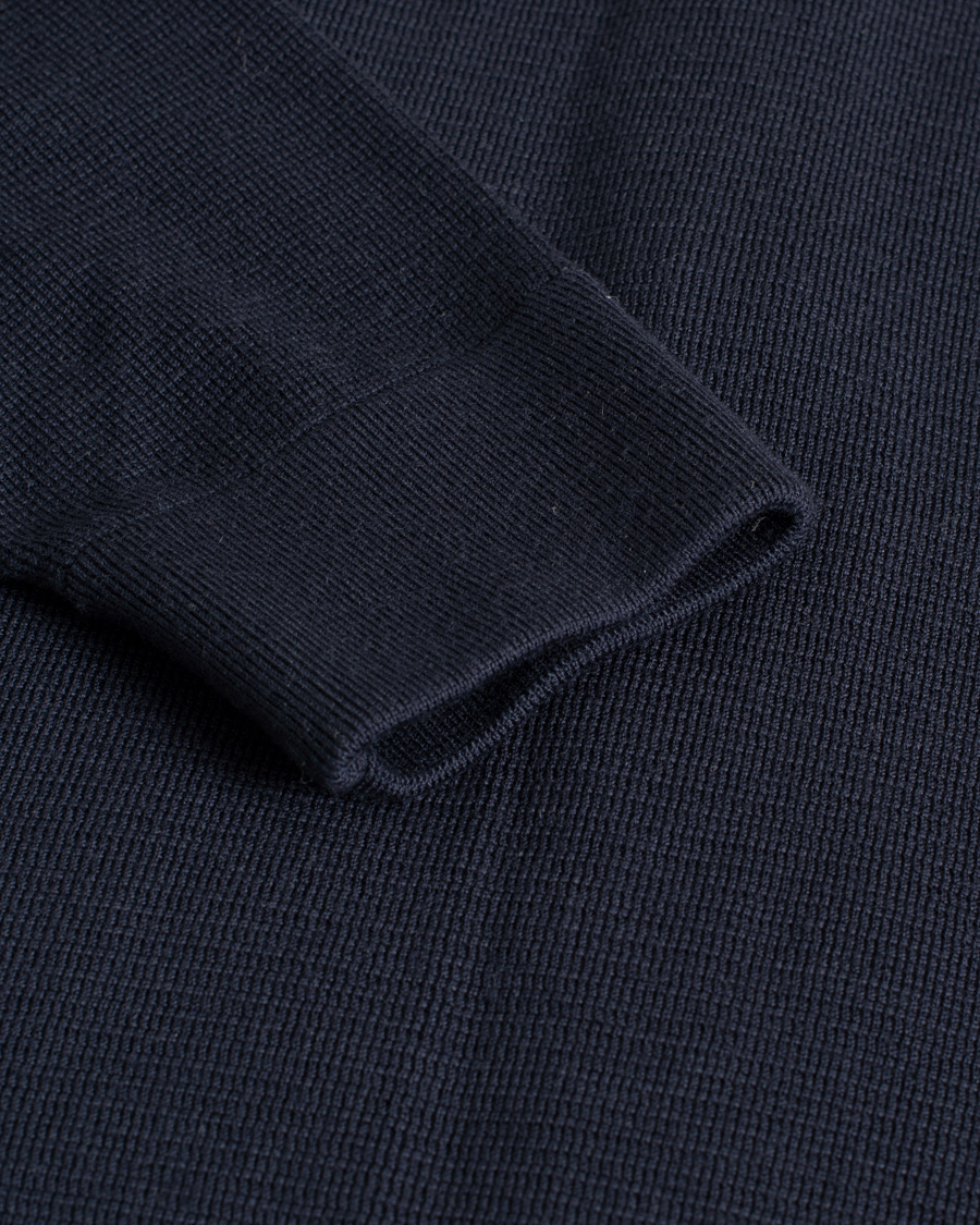 Herr |  | Pre-owned | Ralph Lauren Purple Label Hybrid Zip Sweater Classic Navy
