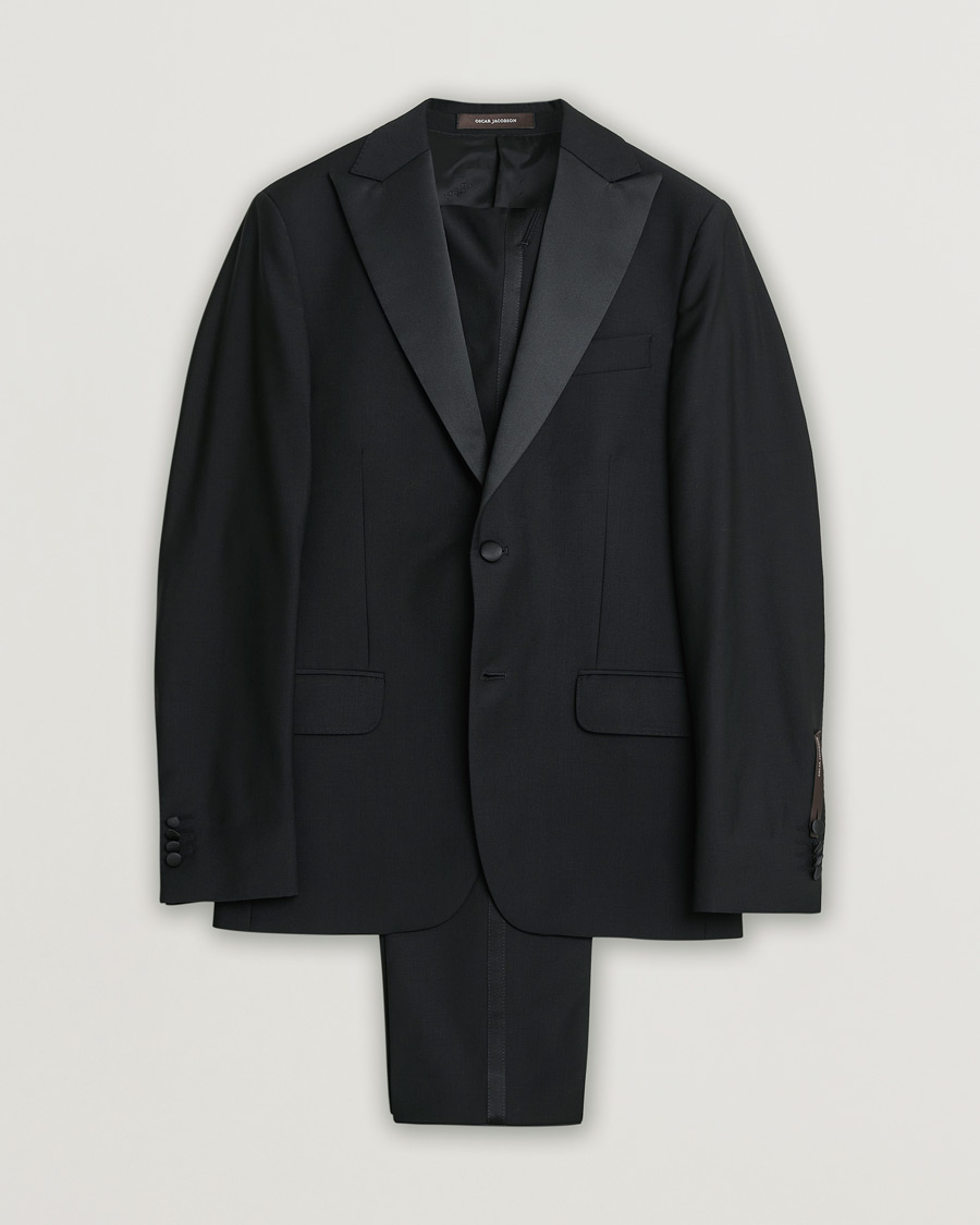Herr | Pre-owned Kostymer | Pre-owned | Oscar Jacobson Elder & Denz Wool Tuxedo Black 46