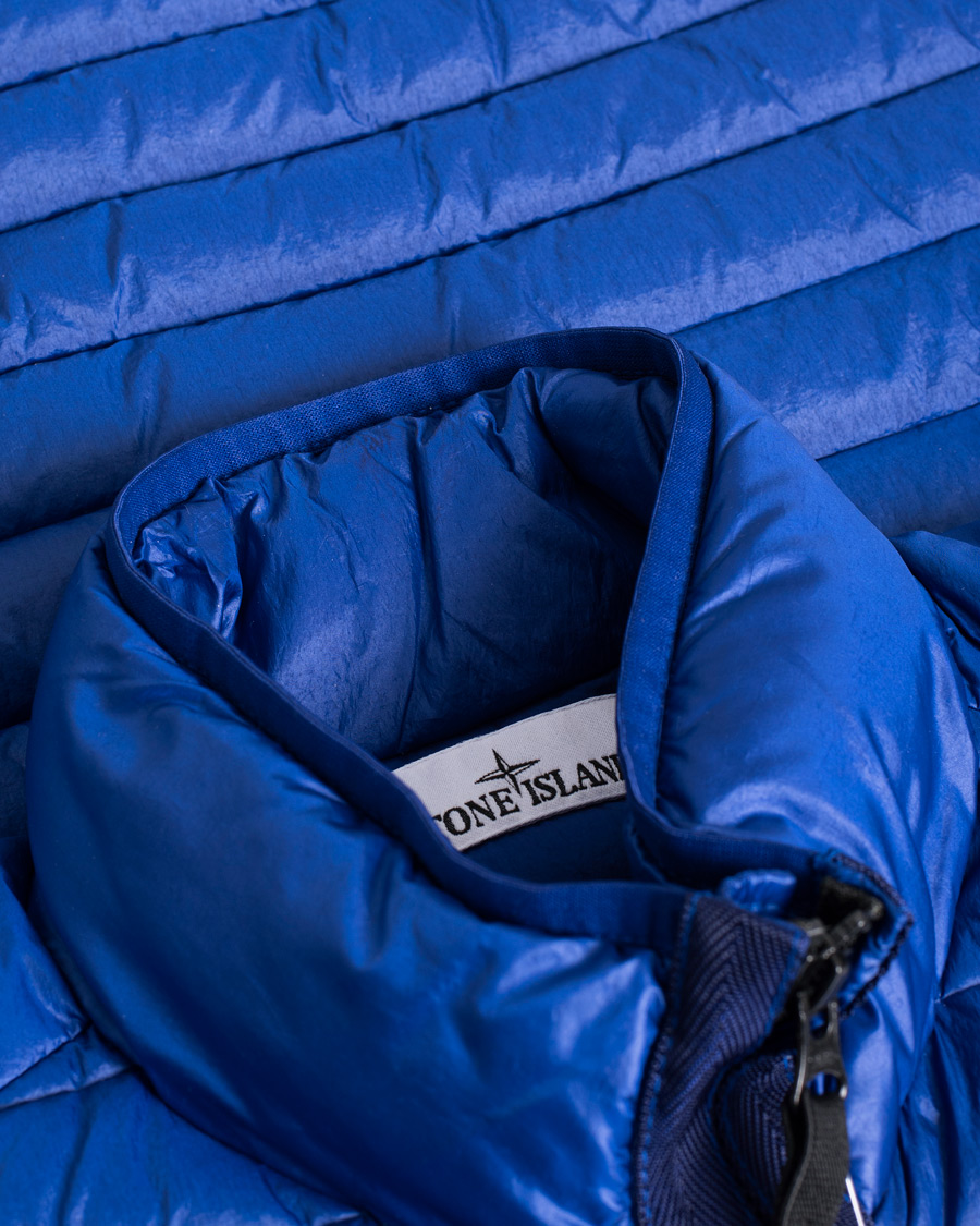 Herr | Stone Island Recycled Nylon Down-TC Vest Bright Blue | Pre-owned | Stone Island Recycled Nylon Down-TC Vest Bright Blue