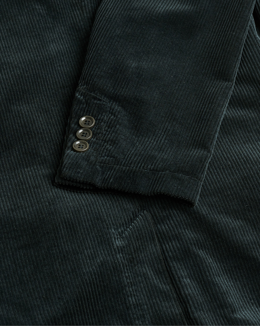 Herr | Pre-owned Kavajer | Pre-owned | Aspesi Corduroy Blazer Emerald S