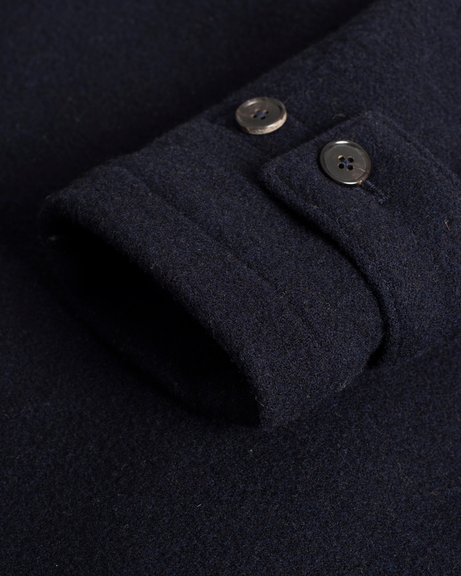 Herr |  | Pre-owned | Polo Ralph Lauren Wool Doublefaced Duffle Coat Navy XS